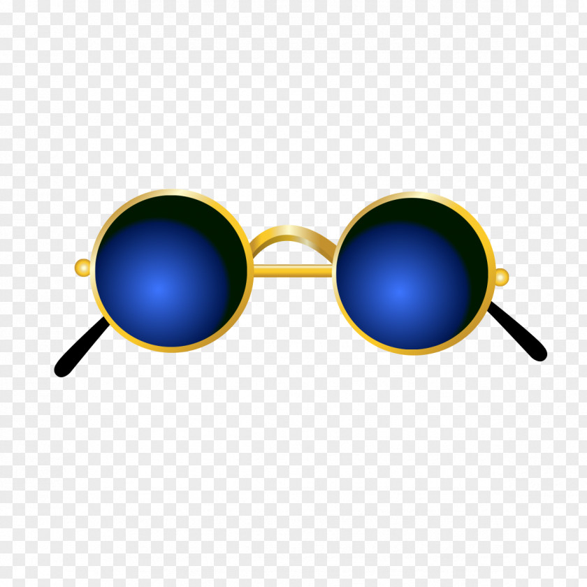 Dark Blue Glasses Material Sunglasses PNG