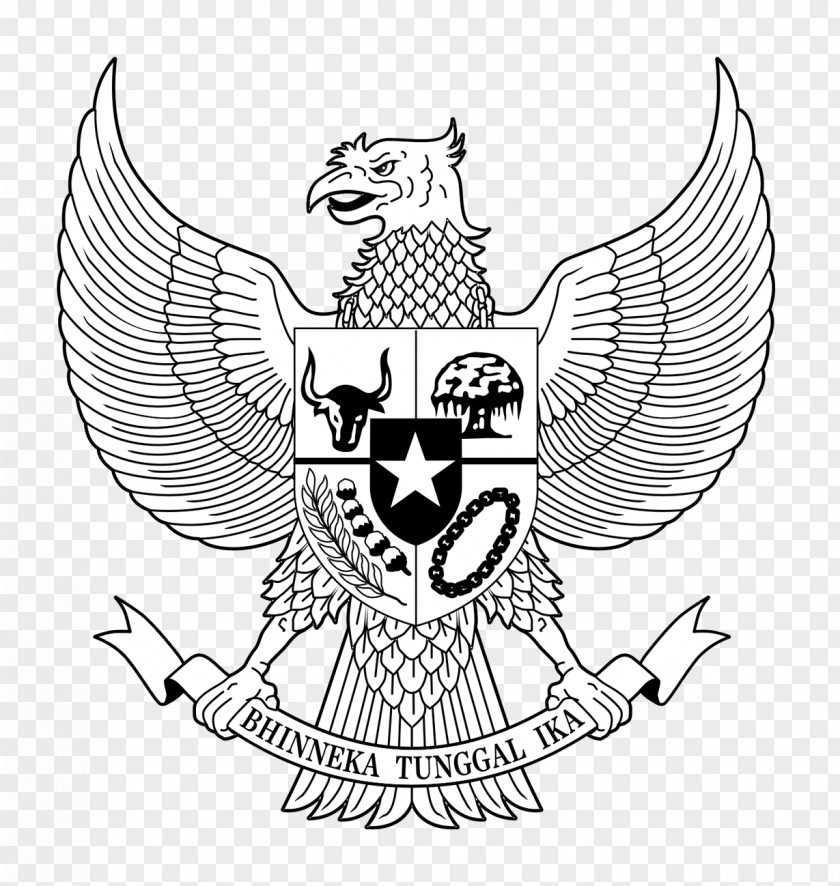 Garuda National Emblem Of Indonesia Pancasila Image PNG