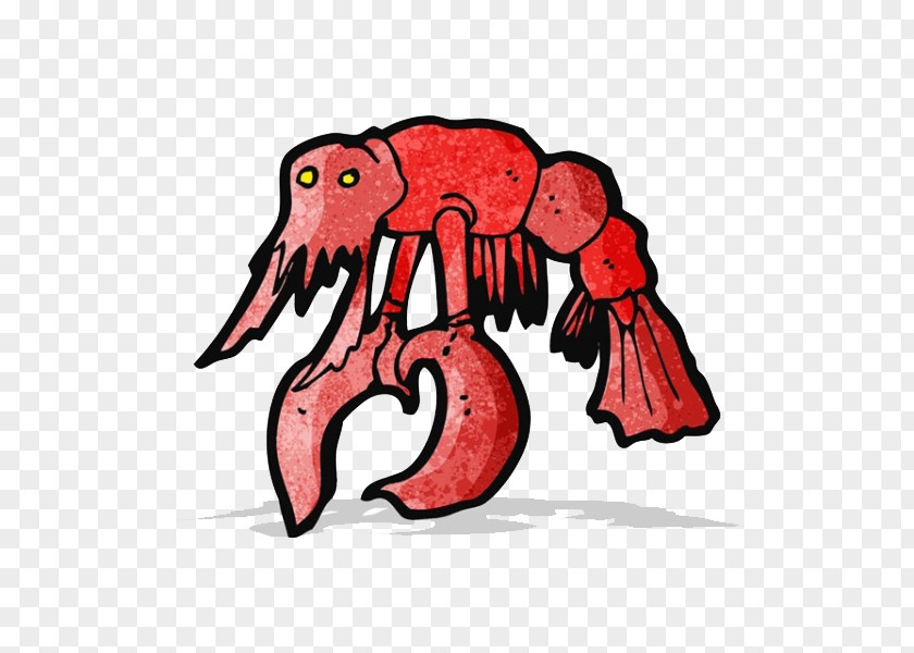 Lobster Tail Cartoon Drawing PNG