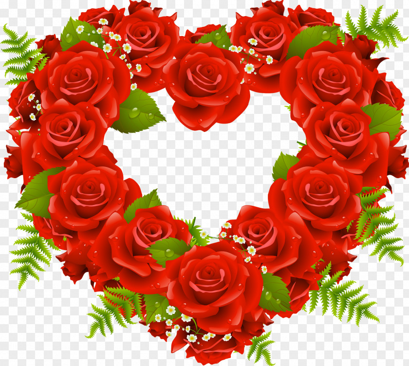 Maroon Frame Rose Heart Desktop Wallpaper Flower PNG