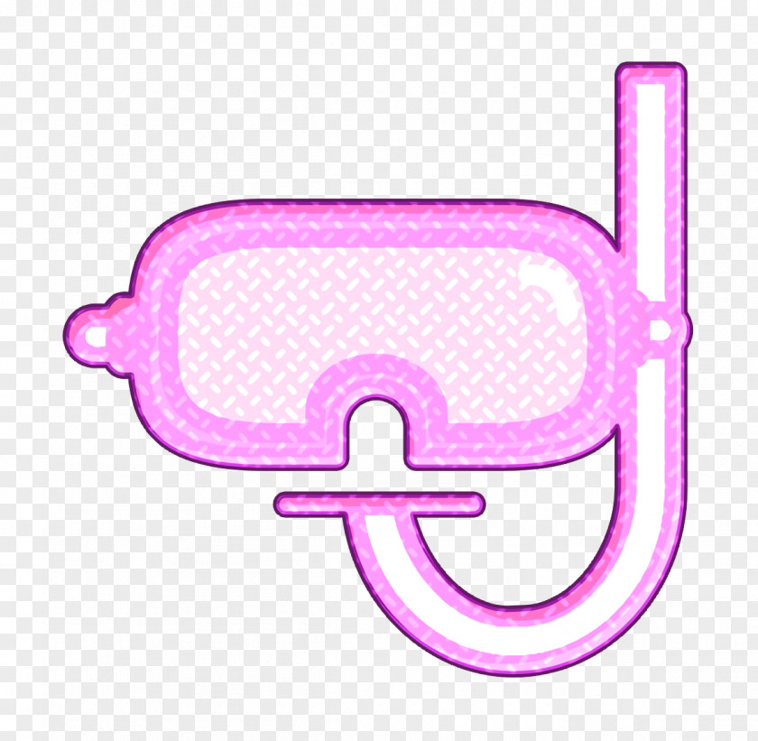Pink Water Icon Beach Ocean Outline PNG