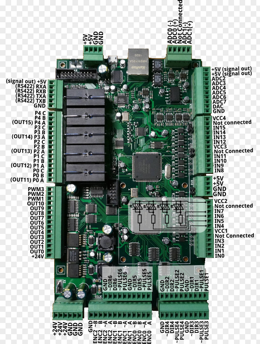 Power Board Microcontroller Computer Hardware Network Cards & Adapters Ethernet PNG