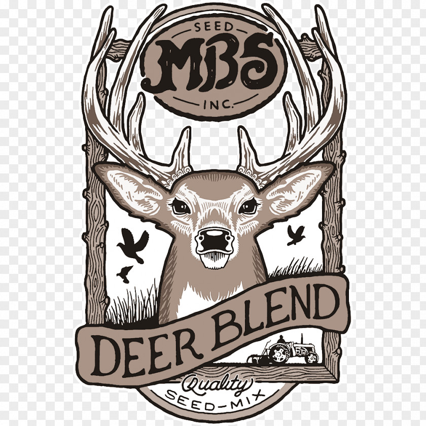 Reindeer Antler Logo MBS Seed Ltd Co PNG