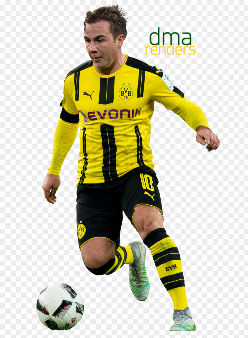 Football Mario Götze Borussia Dortmund Player PNG