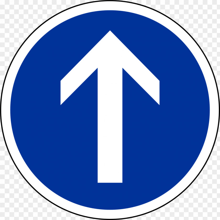 France Traffic Sign Mandatory Road PNG