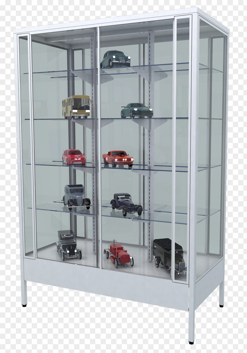 Glass Display Case Shelf Furniture Mouthwash PNG