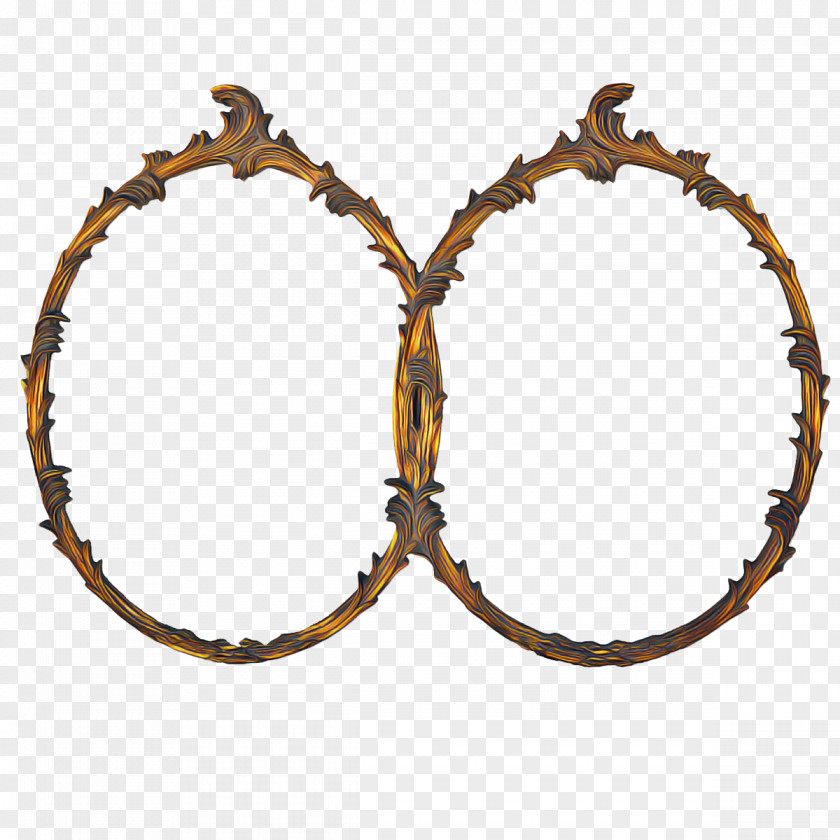 Glasses Eyewear Gold Picture Frames PNG