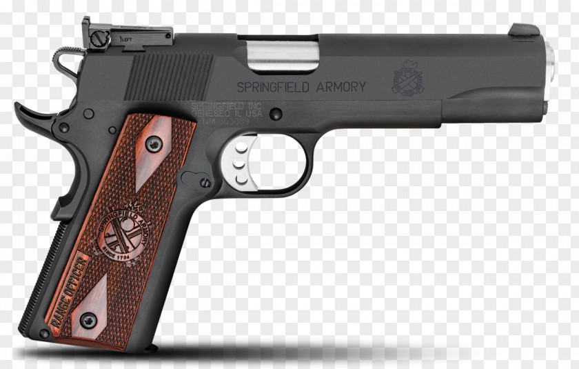 Handgun Springfield Armory .45 ACP M1911 Pistol Semi-automatic Firearm PNG