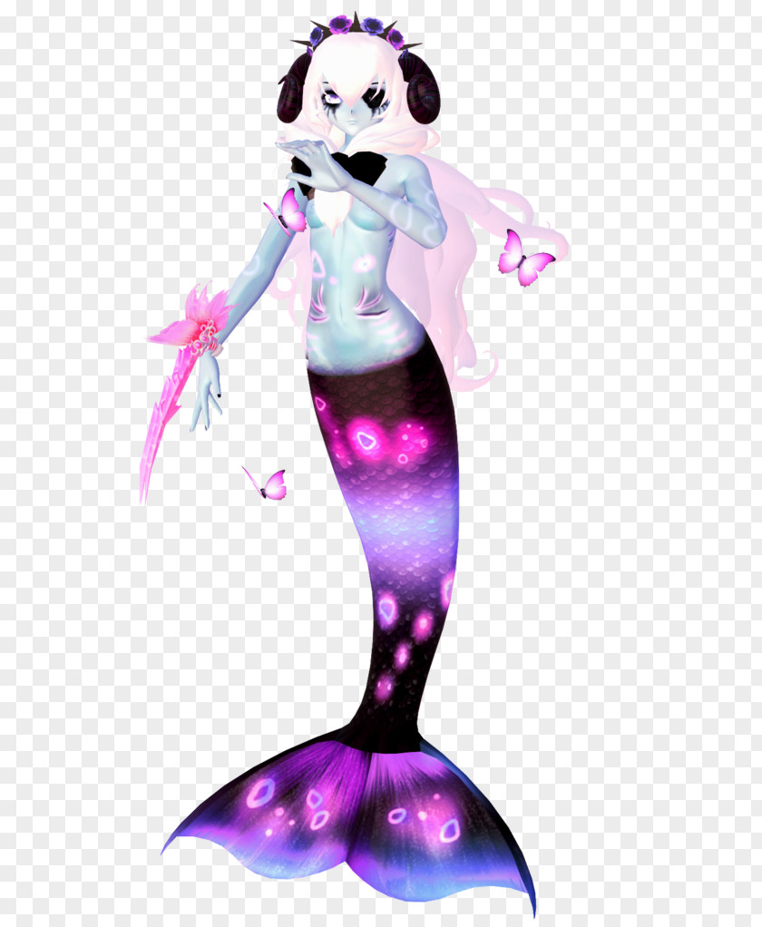 Mermaid Cartoon Figurine Joint PNG