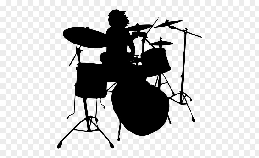 Drummer Silhouette Musician Musical Instruments Vexel PNG