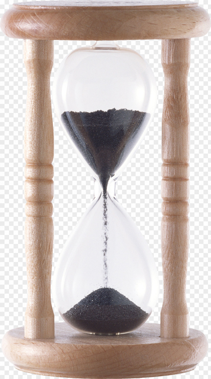 Real Hourglass Clock Time PNG