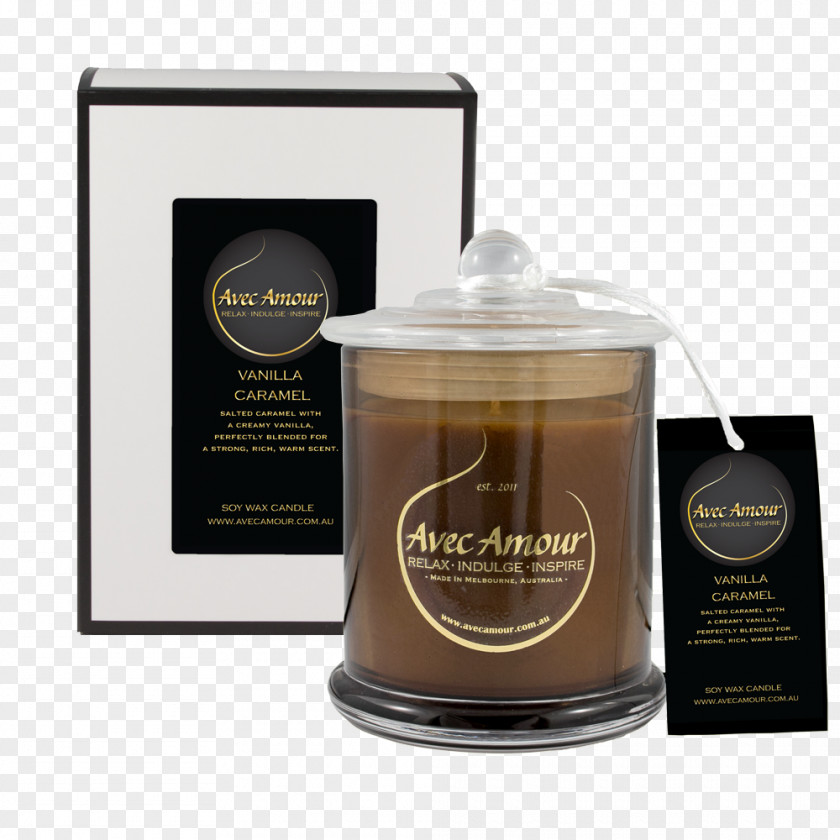 White Candle Soy Flavor Perfume Caramel PNG