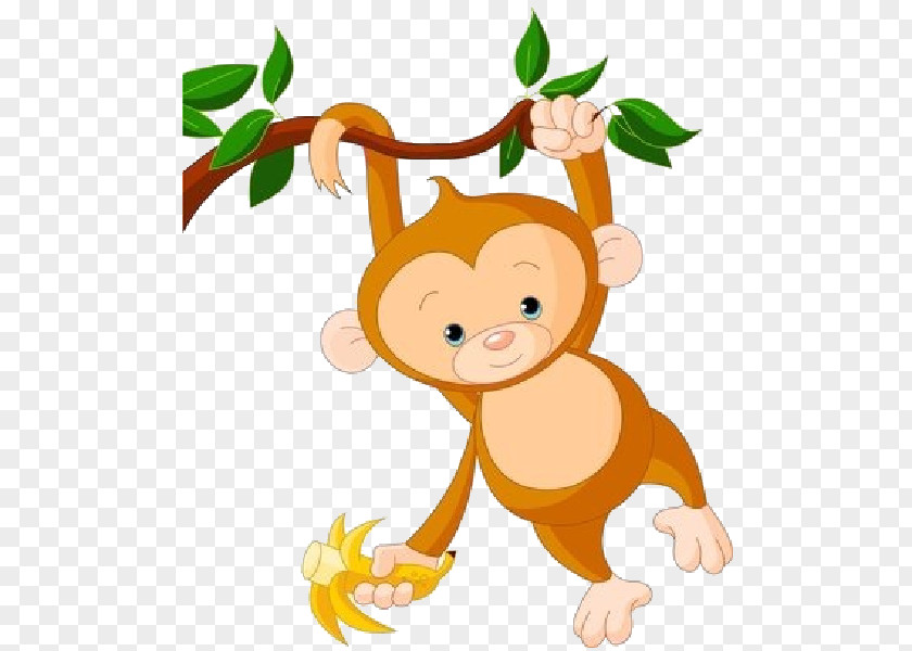 Baby Monkey Clip Art PNG