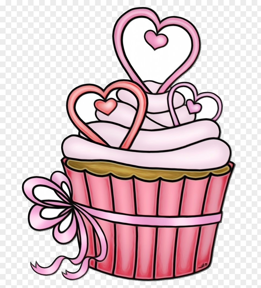 Baking Cup Icing Cake Decorating Pink Buttercream PNG