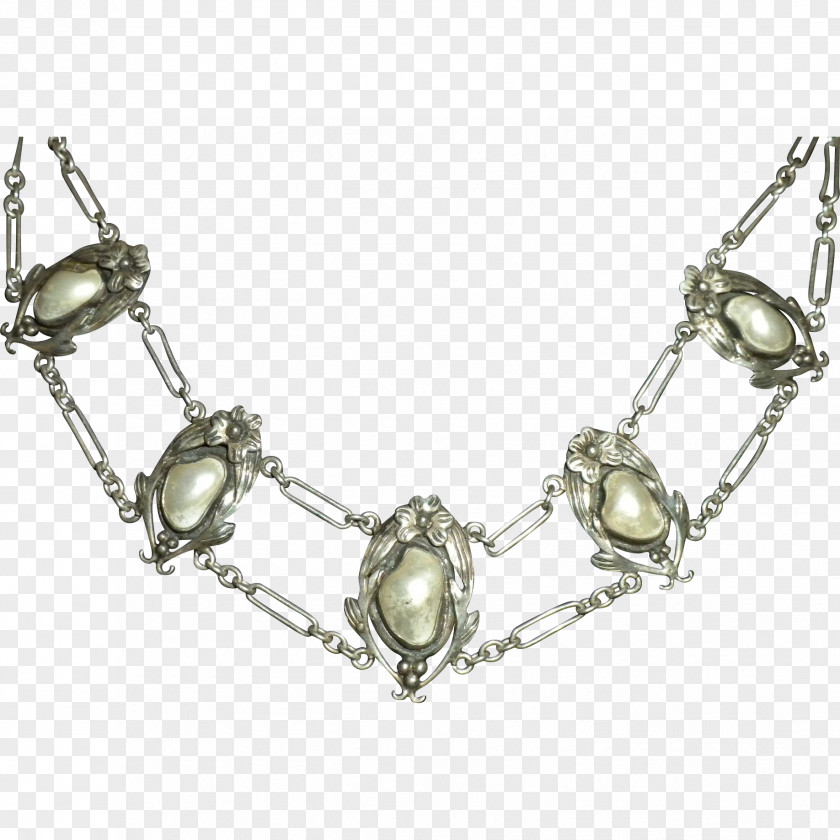 Necklace Silver Bracelet Body Jewellery Chain PNG