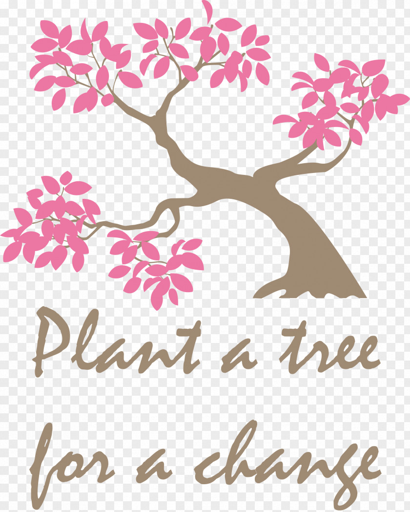 Plant A Tree For Change Arbor Day PNG