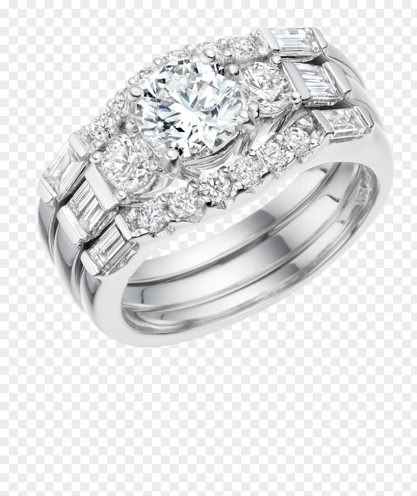Wedding Set Ring Engagement Diamond Jewellery PNG