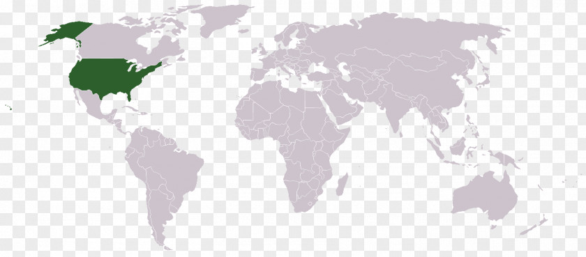 World Map United States Globe PNG