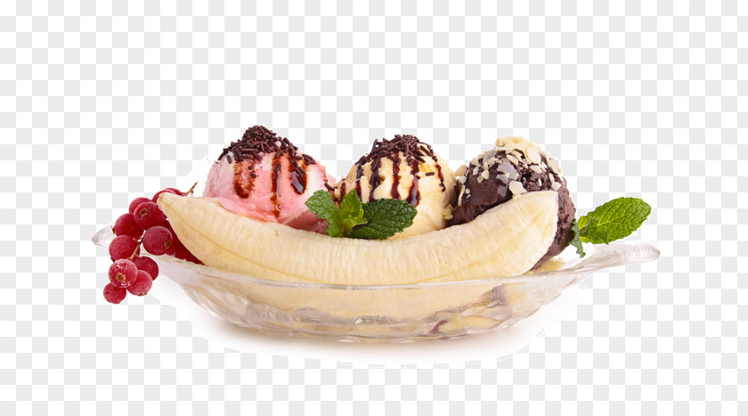 Banana Splits Split Sundae Chocolate Ice Cream PNG