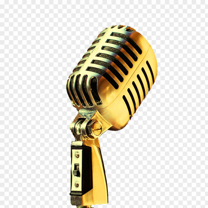 FIG Golden Microphone Little White School Museum Royalty-free PNG