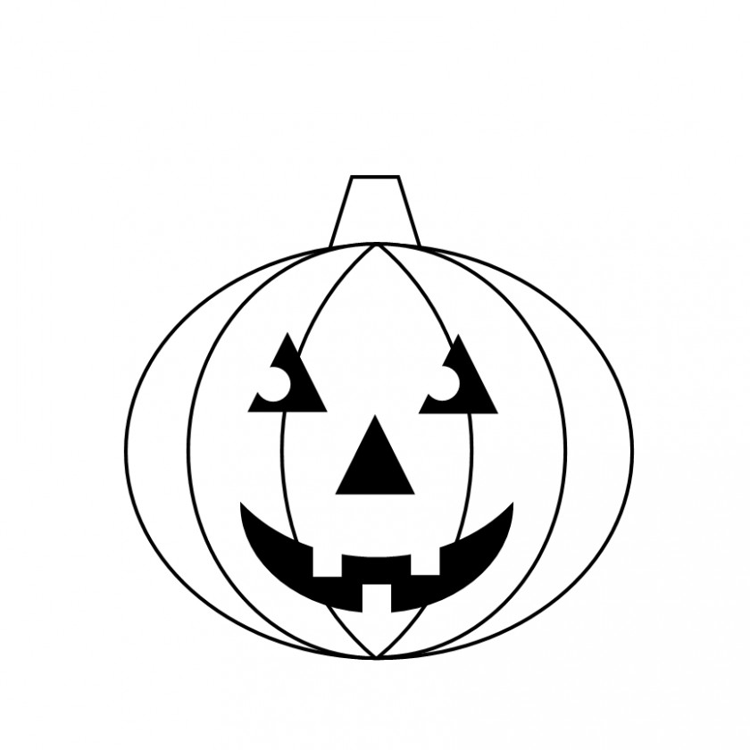 Haloween Clipart Pumpkin Halloween Jack-o-lantern Black And White Clip Art PNG