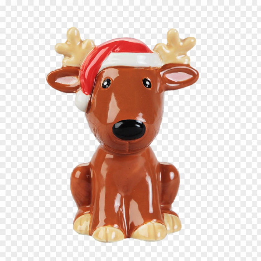 Reindeer Ceramic Biscuit Porcelain Santa Claus PNG