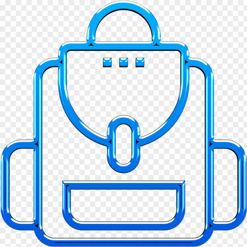 School And Education Icon Backpack PNG