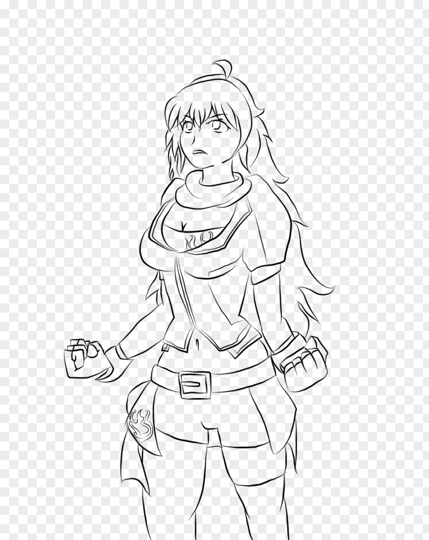 Lineart Drawing Line Art Inker White Sketch PNG