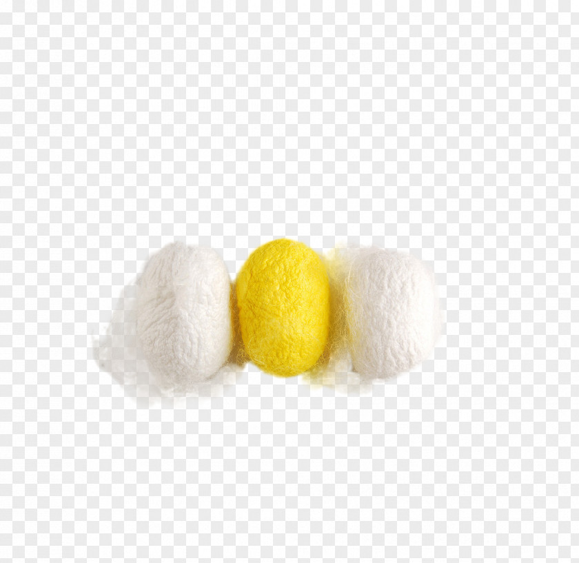 Silk Balls In Kind, Three Silkworm Collagen PNG