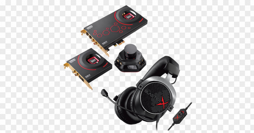 Creative Technology Sound Cards & Audio Adapters Headphones Headset BlasterX H5 PNG