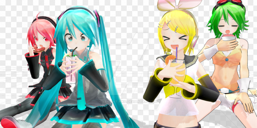 Hatsune Miku Miku: Project Mirai DX Megpoid 重音Teto Kagamine Rin/Len PNG