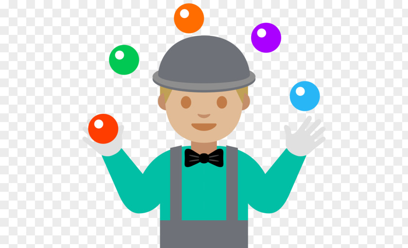 Juggling Android Emoji Clip Art PNG