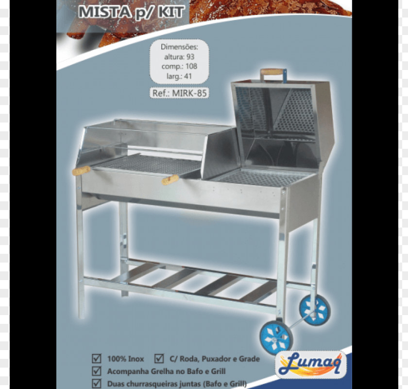 Barbecue Churrasco Gridiron Stainless Steel PNG