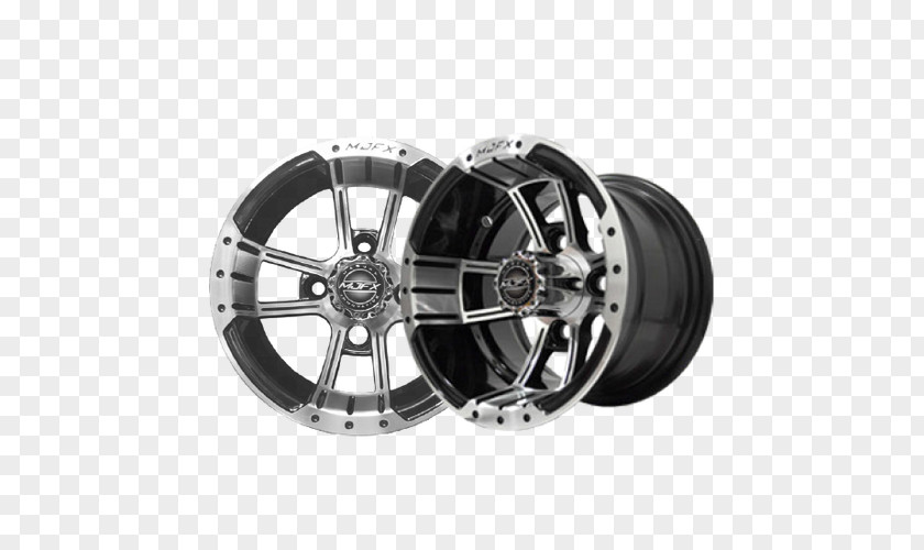 Cart Wheel Alloy Spoke Tire PNG