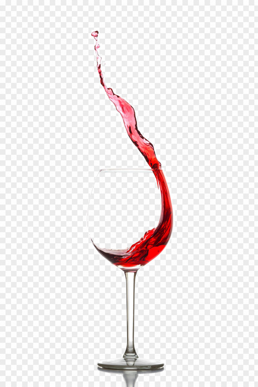Goblet Splashed With Red Wine Glass PNG