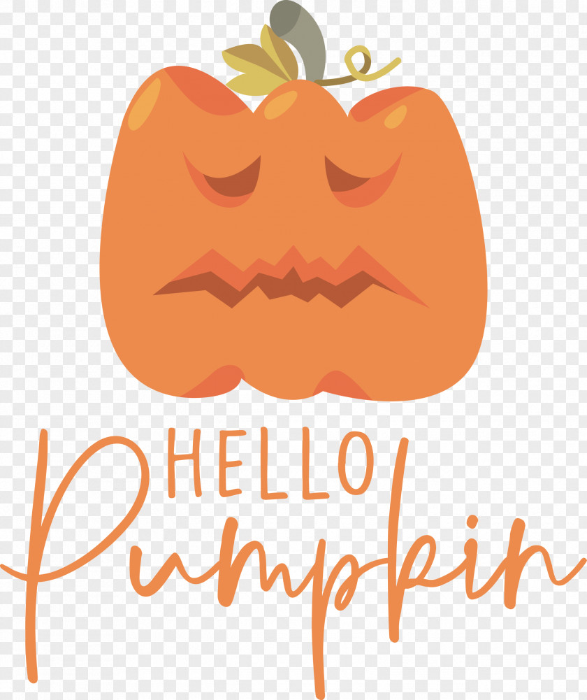 HELLO PUMPKIN Autumn Harvest PNG