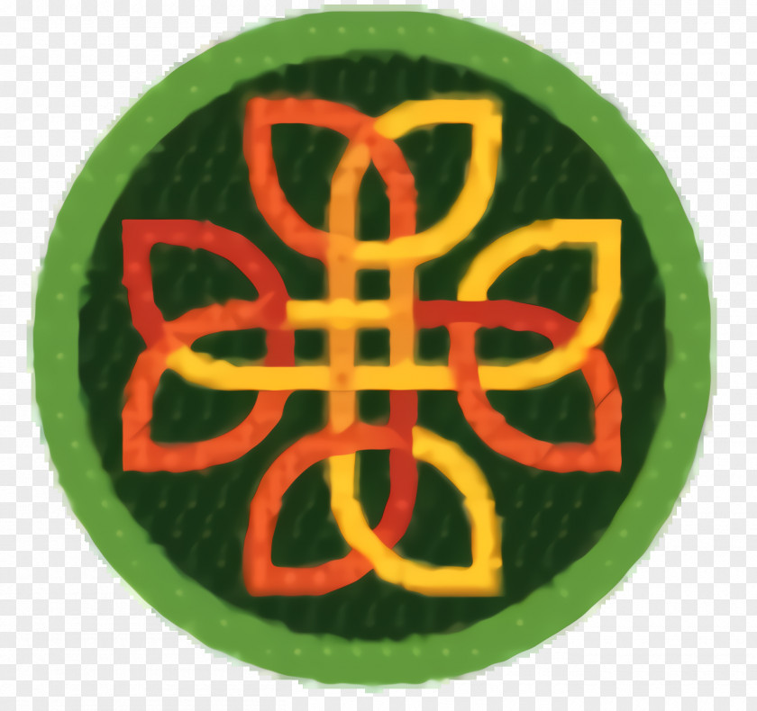 Peace Symbols Green Circle PNG