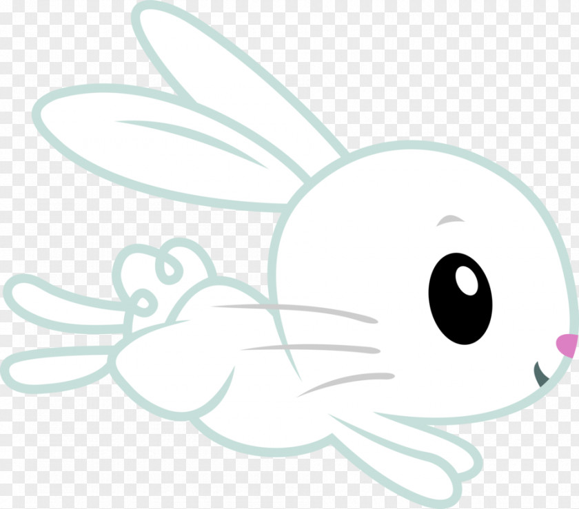 Rabbit Ears Angel Bunny Fluttershy Pony Clip Art PNG