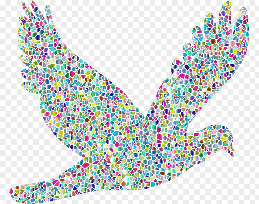 Flying Dove Silhouette Clip Art PNG