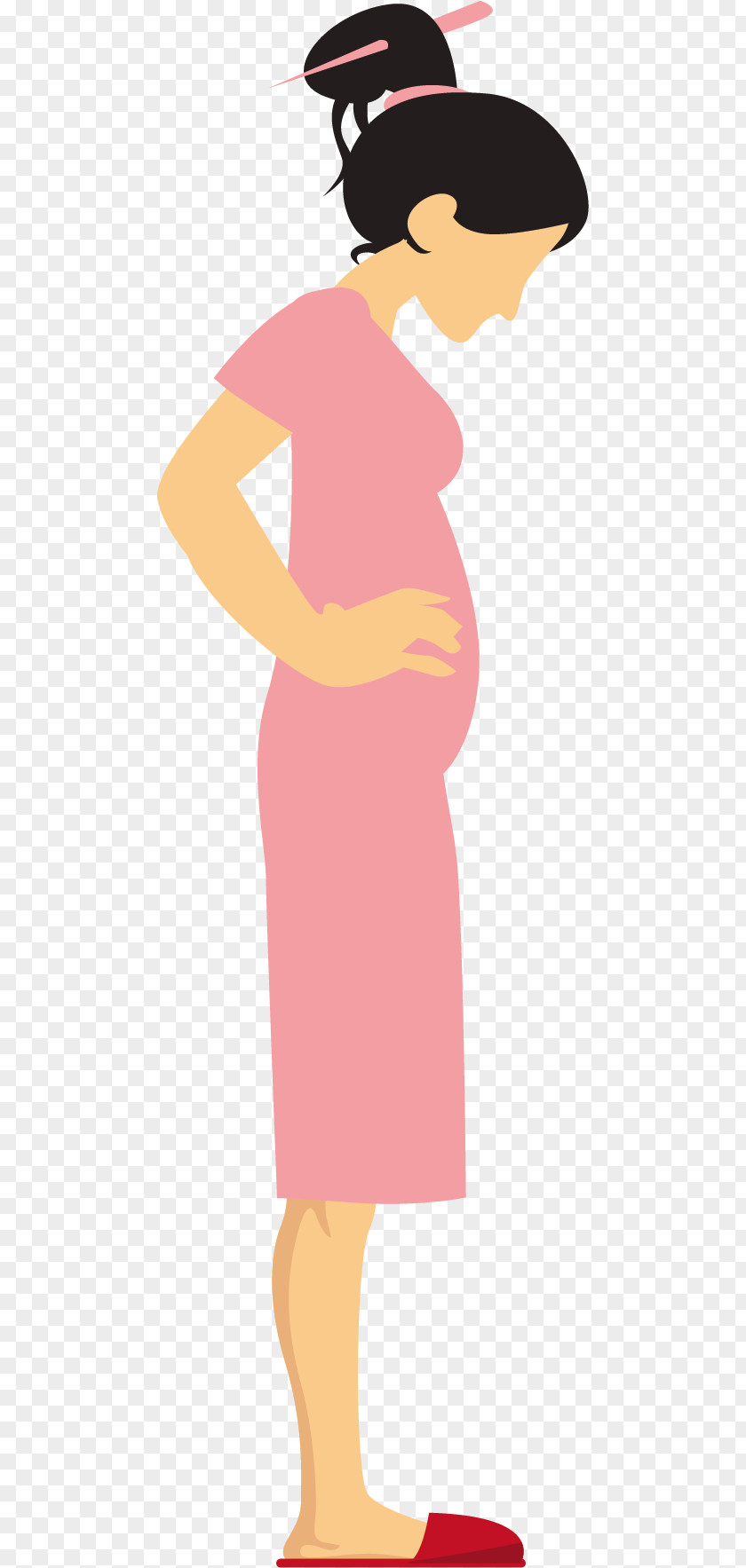 Lower Abdomen Microlong Pregnant Women Woman Illustration PNG