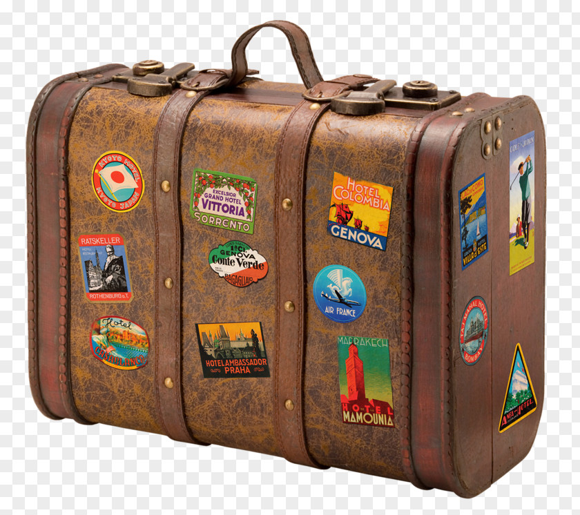 Suitcase Baggage Travel Hand Luggage PNG