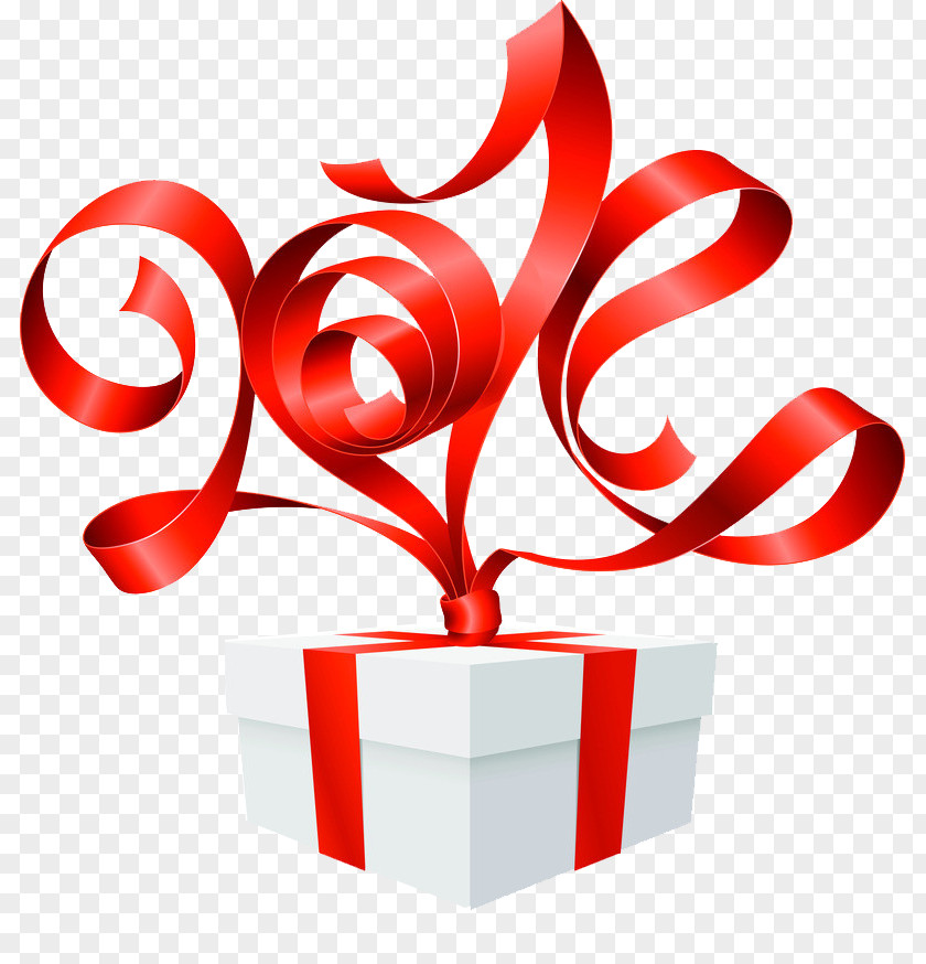 Gift Boxes Flying Ribbon Stock Photography Illustration PNG