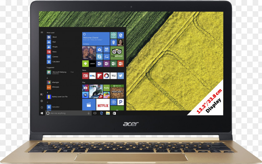 Laptop Intel Core I5 Acer Swift 7 NX.GK6EK.003 13.30 HD, UHD And Iris Graphics PNG