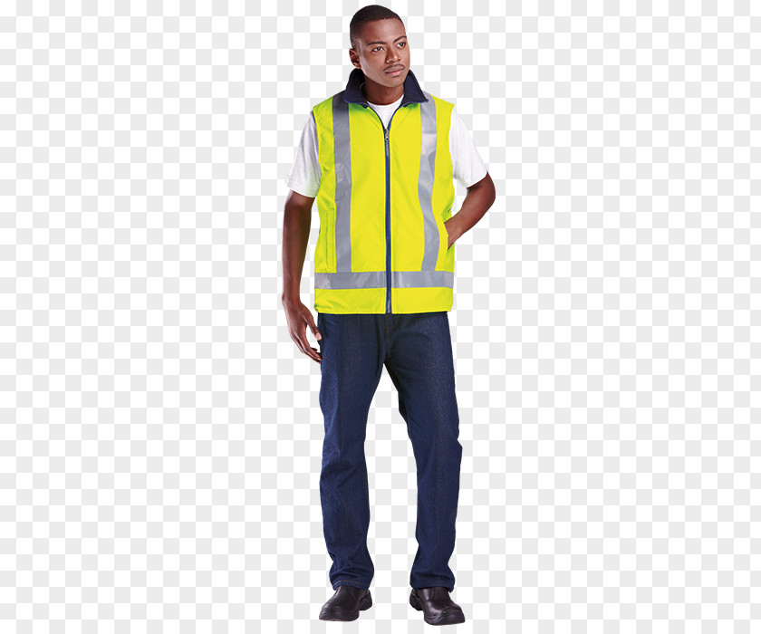T-shirt Gilets Sleeve High-visibility Clothing Jacket PNG