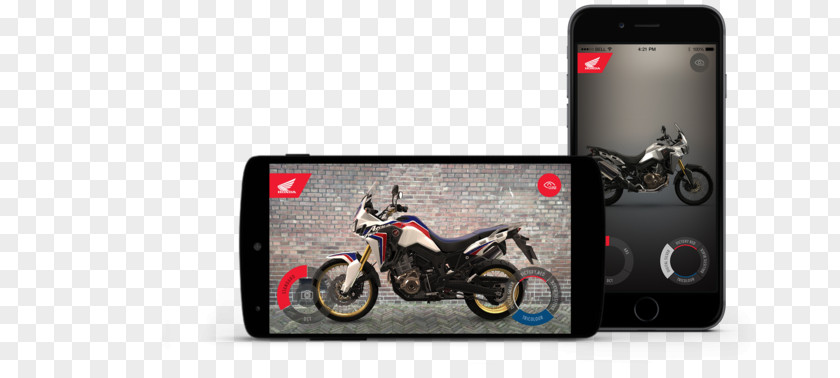 Africa Twin Honda Motorcycle Smartphone Dakar Rally PNG