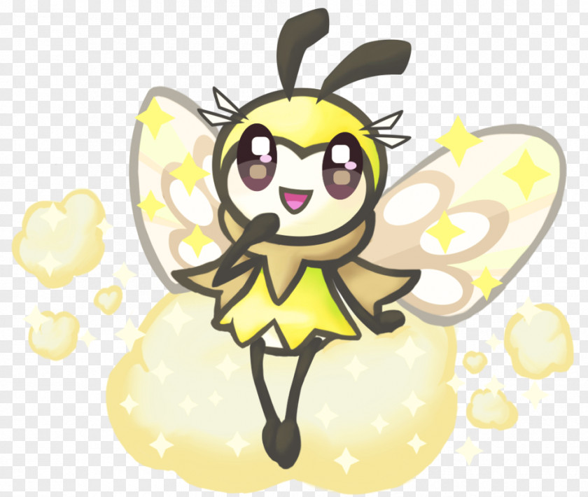 Bee Honey Pollen Butterfly PNG