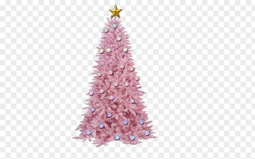 Christmas Artificial Tree Pre-lit Ornament PNG