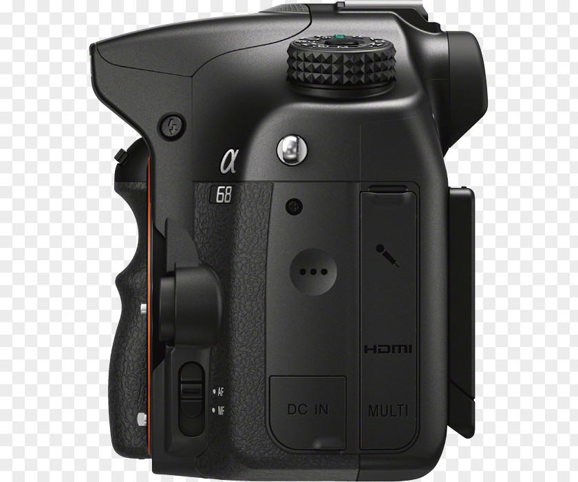 DT 18-55mm Lens Digital SLR Sony Alpha A68 DSLR Camera With LensSony Dslr (Body Only) Canon EF-S 18–55mm ILCA-68K 24.0 MP PNG