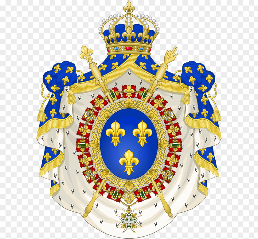 France Kingdom Of National Emblem Coat Arms Bourbon Restoration PNG
