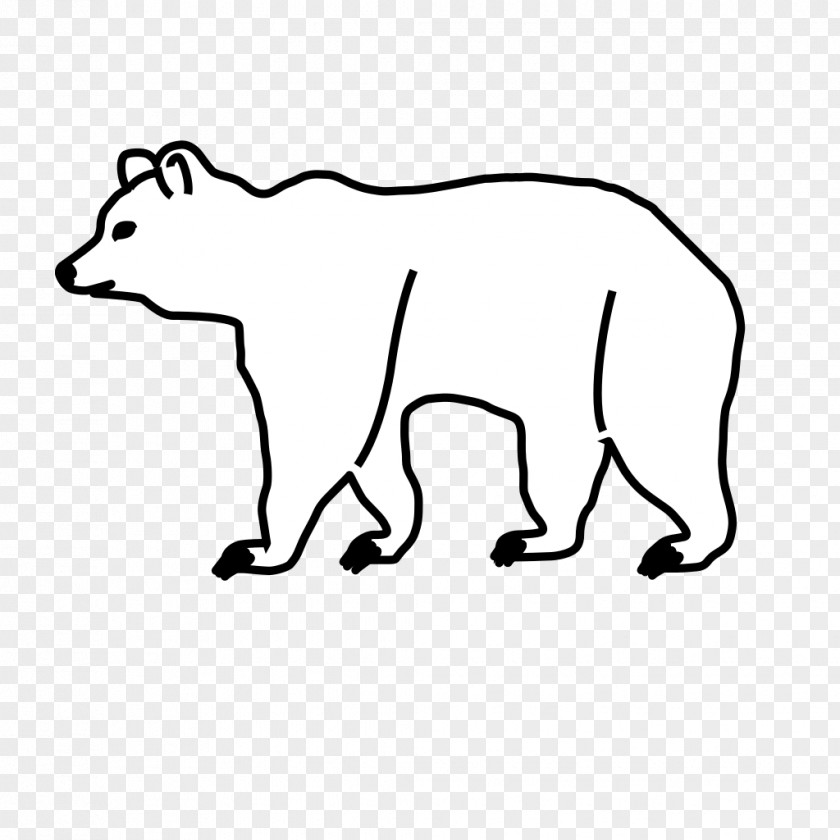 Polar Bear Clip Art Coat Of Arms Drawing Modèles D'animaux Figura Animal PNG